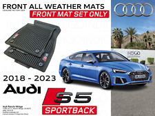 2018-2023 Audi S5 Sportback All-Weather Rubber Foot Mats Front 8W7061221B041 picture
