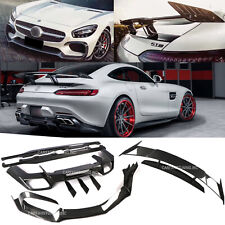 For Benz AMG GT/GTS 15-17 Carbon Fiber Front Lip Spoiler Diffuser Side Bodykits picture