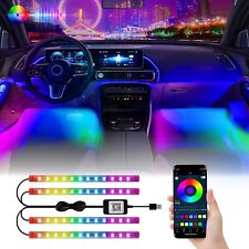 RGBIC Interior Car Strip Lights with APP Control, Music Sync Under Dash Foot picture
