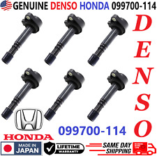 GENUINE DENSO x6 Ignition Coils For 2001-2008 Honda Civic Pilot Ridgeline 3.5L picture