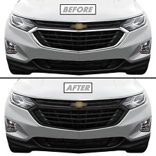 Chrome Delete Blackout Vinyl Overlay for 2018-21 Chevy Equinox Grill Trim picture
