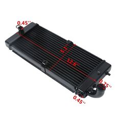 Aluminum Engine Cooling Radiator Fit For Honda Shadow ACE 750 VT750C 97-03 Black picture