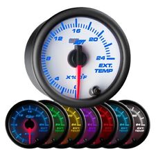 52mm GLOWSHIFT WHITE 7 COLOR LED DIESEL PYROMETER PYRO GAUGE w THERMOCOUPLE picture