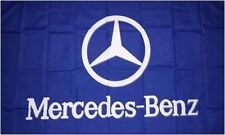 Mercedes-Benz Blue Racing 3x5 Ft Banner Flag Car Show Garage Wall Workshop picture