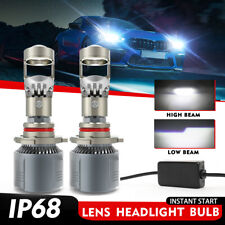 2pcs 9005 HB3 Mini LED Projector Lens Headlight Bulbs Low Beam Lamp Retrofit picture