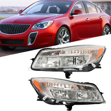 Headlight Assembly For 2011-2013 Buick Regal Driver+Passenger Headlamp Halogen picture