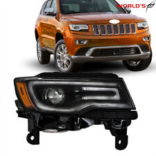HID Headlight For 2014-2015 Jeep Grand Cherokee SRT8 Xenon Black Clear Right picture