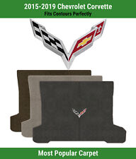 Lloyd Ultimat Deck Carpet Mat for '15-19 Chevy Corvette w/C7 Corvette Flags Logo picture