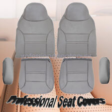 Fit For 2000 2001 Ford Excursion Driver & Passenger Bottom & Top Seat Cover Gray picture
