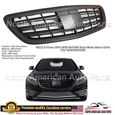 S65 Grille S-Class S550 S63 Matte Black AMG Maybach 2014 2015 2016 2017 2019 picture