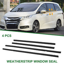 4pcs Weatherstrip Window Seal No.72450SLE003 for Honda Odyssey 2009-2014 PVC picture