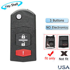 For Mazda 2 2011 2012 2013 2014 Flip Remote Key Fob Shell Case BGBX1T478SKE12501 picture
