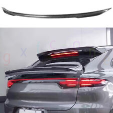 For Porsche Cayenne Coupe 2019-2023 Carbon Fiber Rear Tail Trunk Door Spoiler picture