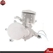 80cc 2 Stroke Gas Engine Motor For Motorized Motorised Bicycle Bike Cycle Silver picture