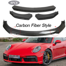 For Porsche 911 /Carrera GT Carbon Fiber Style Front Bumper Lip Splitter Spoiler picture