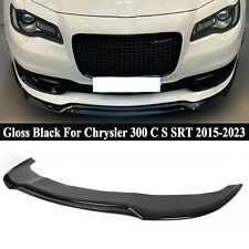 For Chrysler 300 C S SRT 2015-2023 V2 Gloss Black Front Bumper Lip Splitter Kits picture