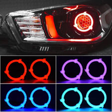 Sharingan LED RGB Halo Ring Angel Eyes Dynamic Revolving APP Control Headlight picture