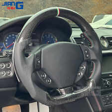 Real Carbon Fiber Alcantara Steering Wheel Fit Maserati Granturismo MC Stradale picture