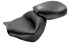 Mustang Black Wide Touring Two Piece Seat for 2004-2009 Honda VTX1300C 76191 picture