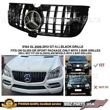 GL550 GL63 GL350 GL450 Sport X164 Grille GT GTR All Black Mg Style 2006-2012 picture