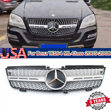 Front Bumper Grille Star For Mercedes Benz W164 ML320 ML350 ML500 2005-08 Grill picture