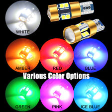 2PCS T10 194 168 2825 LED Position Parking Light Bulbs White Pink Red Amber Blue picture