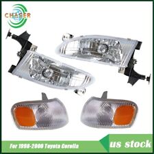 Combo Set For 98-00 Toyota Corolla Headlamps&Corner Parking Lights 811500205 picture