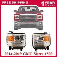 Headlights Set For 2014-2019 GMC Sierra 1500 picture