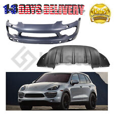 New Front Bumper Cover & Valance Deflector Spoiler For 2011-2014 Porsche Cayenne picture