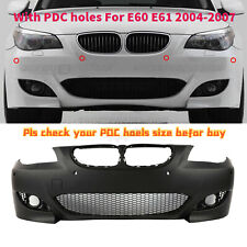 M5 Style Bumper Cover Kit For BMW E60 E61 525i 530i 550i With PDC Holes 2004-07 picture