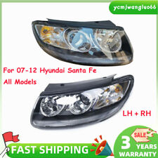 1 Pair For Hyundai Santa Fe 2007-2012 Headlights Headlamps Assembly Left & Right picture