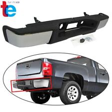 For 2007-2013 Chevy Silverado GMC Sierra 1500 Truck Chrome Rear Bumper Assembly picture
