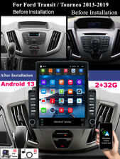 For 2013-19 Ford Transit Custom Stereo Radio Apple CarPlay Android 13 GPS Player picture