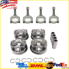4PCS Connecting Rods & 1x Set Pistons For BMW 220i 320i 528i X5 X6 Z4 Engine picture