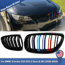 M-Color Gloss Black Front Kidney Grille for BMW 3er E92 E93 M3 2007-2010 Pre-LCI picture