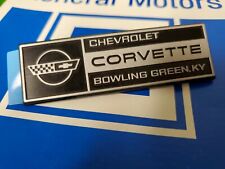 NOS 1984-93 Corvette Bowling Green Under Hood Emblem - GM 10175789 picture