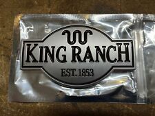 1pcs Fits Truck King Ranch Side Fender Door Rear Tailgate Emblem Badge Satin picture