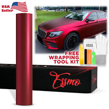 ESSMO PET Romance Chrome Rose Red Auto Car Vehicle Vinyl Wrap Decal Sticker picture