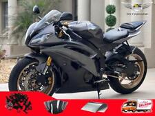FU Injection Fairing Fit for YAMAHA 2008-2016 YZF R6 ABS Matte Black Grey u055 picture