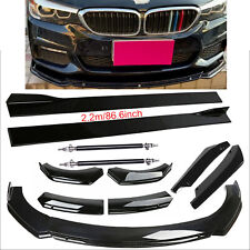 For BMW Front Bumper Lip Spoiler Splitter+Side Skirts+Rear Lip picture