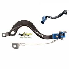 Tusk Shift Lever & Brake Pedal w/ BLUE-fits:Yamaha YZ125/YZ250 2005-2024 picture