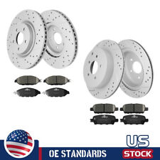 Front & Rear Rotors Ceramic Brake Pads for Nissan Murano Pathfinder JX35 QX60 picture