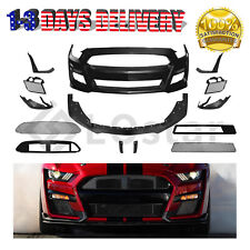 Front Bumper Conversion With Front Lip Fits 2015-2017 Ford Mustang GT500 Style picture
