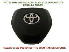 2022-2023 Toyota Corolla Cross driver wheel airbag BLACK 45130-02A20-C0 picture