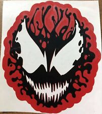 Carnage from Venom and Spiderman Symbiote Vinyl Decal Sticker Weatherproof picture