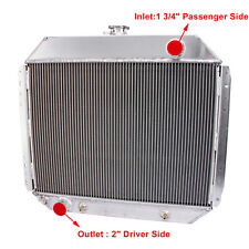 433 4 Row Aluminum Radiator For 1966-1979,68 Ford F100 F150 F250 F350 &Bronco V8 picture