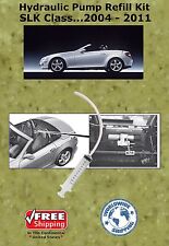04-11 Mercedes Hydraulic Pump Refill Kit SLK Class Convertible R171 With Oil picture
