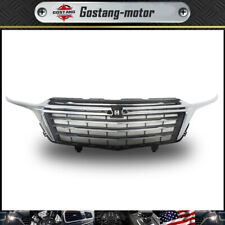 Grille Bumper Replacement For 2022-2023 Chevrolet Equinox Chrome Black Mesh picture