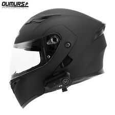 DOT Modular Flip Up Bluetooth Motorcycle Helmet Full Face Dual Visor Lens Helmet picture