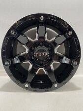 Tuff T4A 17x9.0  SINGLE Wheel GLOSS Black/Milled Spoke picture